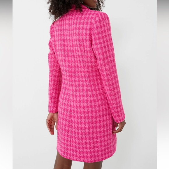 Magenta Tweed Stacie Dress - Picture 4 of 11